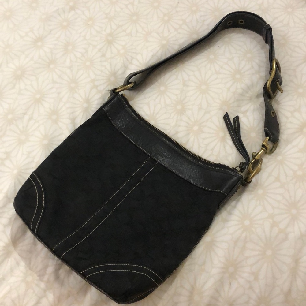 Coach bag with sturdy hardware